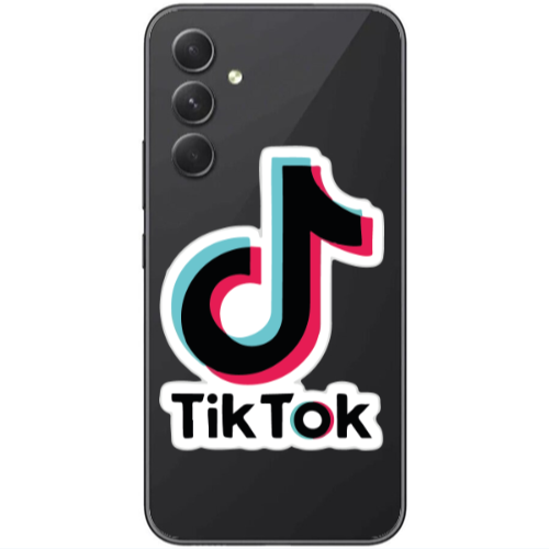 Samsung Galaxy A25 Tik Tok Transparent Silicone TPU Θήκη