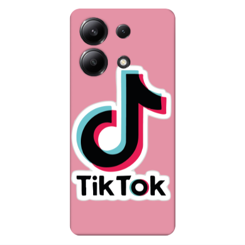 Xiaomi Redmi Note 13 4G Tik Tok Pink Colored Silicone TPU Θήκη