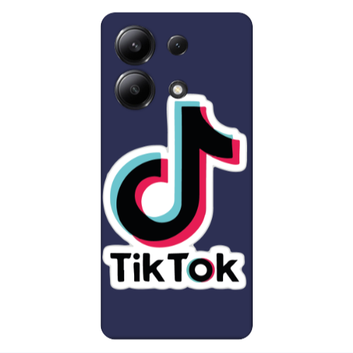 Xiaomi Redmi Note 13 4G Tik Tok Dark blue Colored Silicone TPU Θήκη
