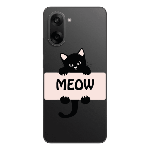 Oneplus Nord CE 5 Meow Transparent Silicone TPU Θήκη