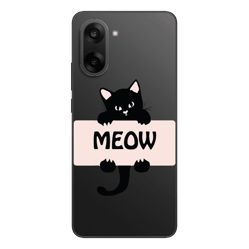 Oneplus Nord CE 5 Meow Transparent Silicone TPU Θήκη