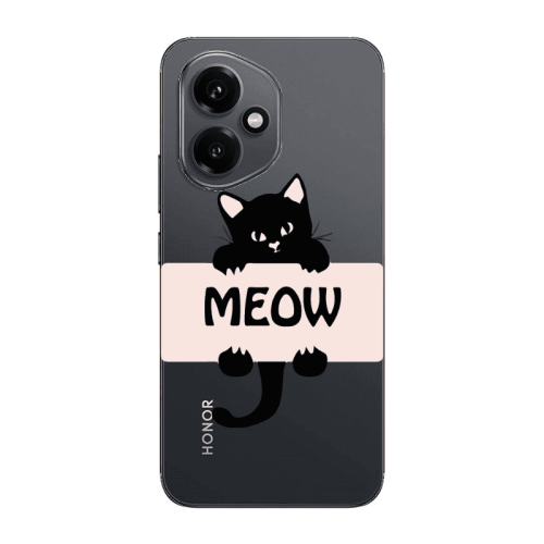 Honor Magic 400 Meow Transparent Silicone TPU Θήκη