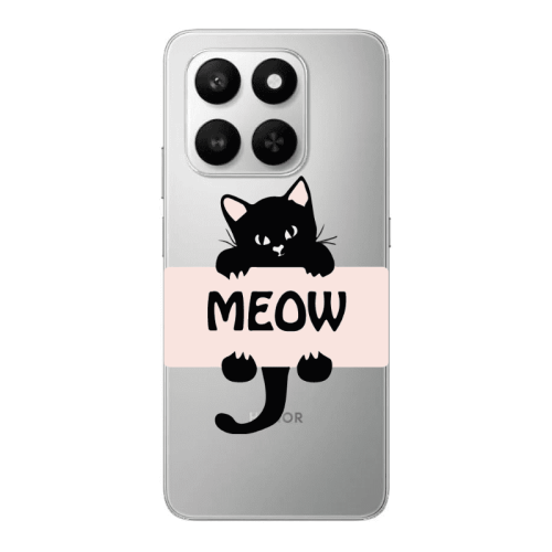 Honor Magic 400 Smart Meow Transparent Silicone TPU Θήκη