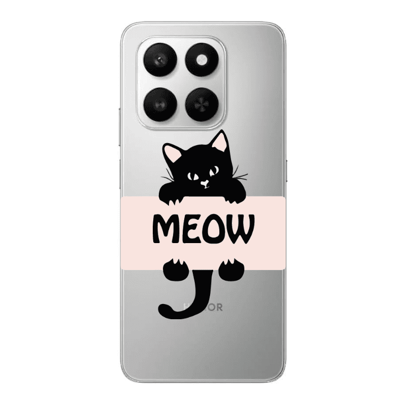Honor Magic 400 Smart Meow Transparent Silicone TPU Θήκη