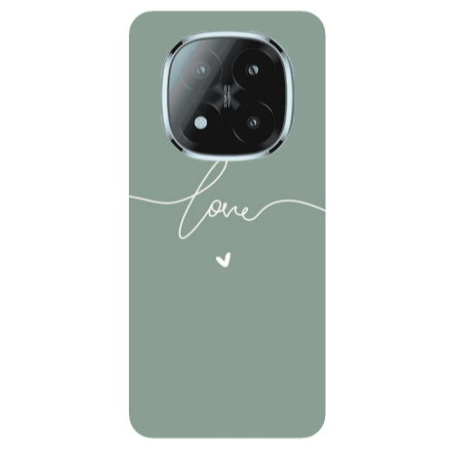 Xiaomi Redmi Note 14 Pro + 5g Love 5 Transparent Silicone TPU Θήκη