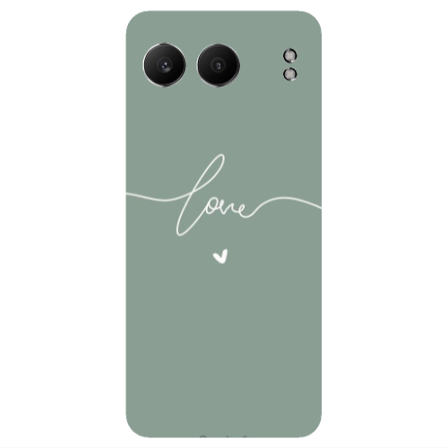 Oneplus Nord 4 Love 5 Transparent Silicone TPU Θήκη