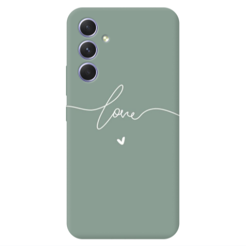 Samsung A56 Love 5 Transparent Silicone TPU Θήκη