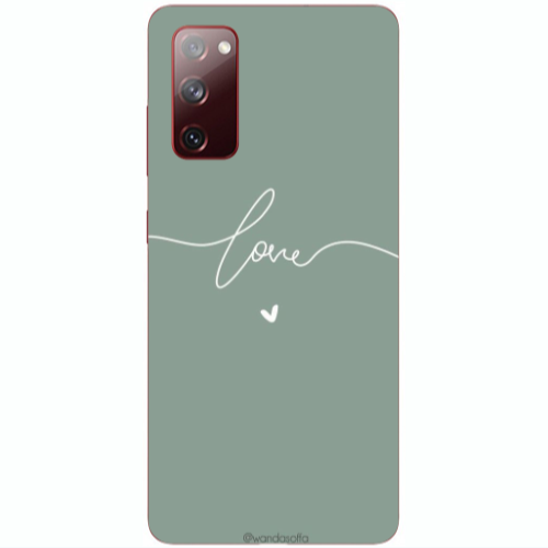 Samsung S20 FE Love 5 Transparent Silicone TPU Θήκη