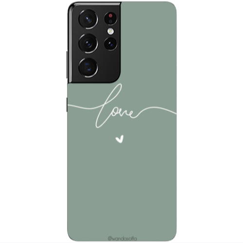 Samsung S21 Ultra Love 5 Transparent Silicone TPU Θήκη