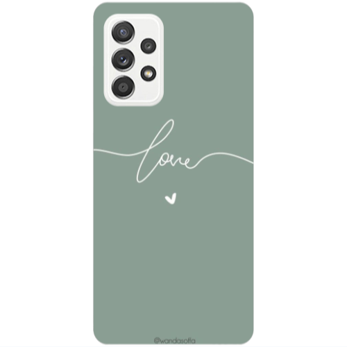 Samsung A53 Love 5 Transparent Silicone TPU Θήκη