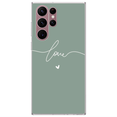 Samsung S22 Ultra Love 5 Transparent Silicone TPU Θήκη