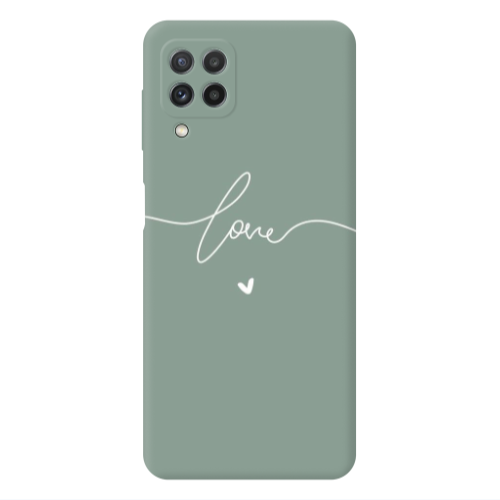 Samsung A22 4G Love 5 Transparent Silicone TPU Θήκη