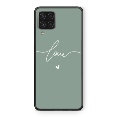 Samsung A22 4G Love 5 Black Glossy Θήκη
