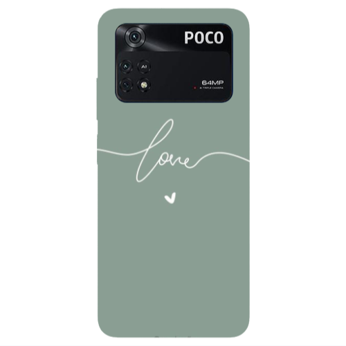 Xiaomi Poco M4 Pro 4G Love 5 Transparent Silicone TPU Θήκη