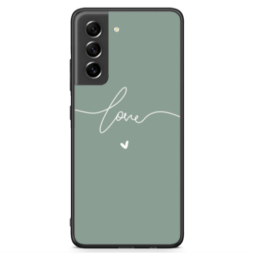 Samsung S21 FE Love 5 Black Glossy Θήκη