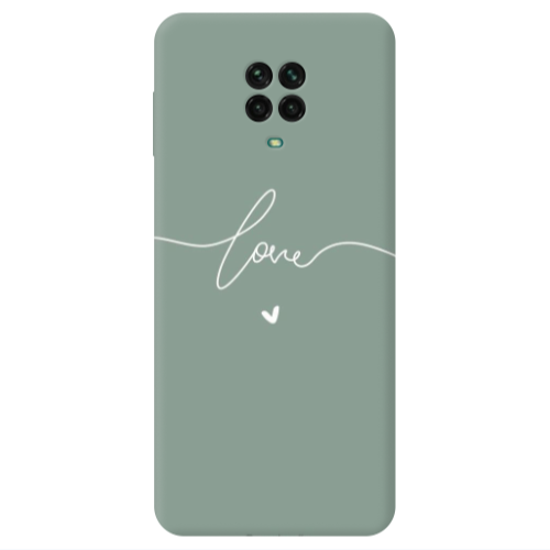 Xiaomi Redmi Note 9S Love 5 Transparent Silicone TPU Θήκη