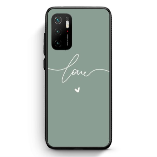 Xiaomi Poco M3 Pro Love 5 Black Glossy Θήκη