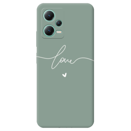 Xiaomi Redmi Note 12 Pro 5G Love 5 Transparent Silicone TPU Θήκη
