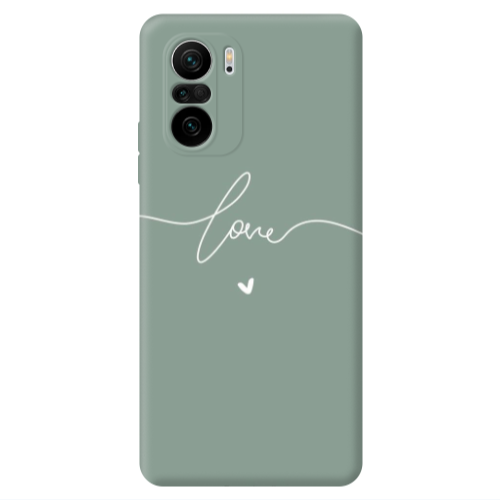 Xiaomi Poco F3 Love 5 Transparent Silicone TPU Θήκη