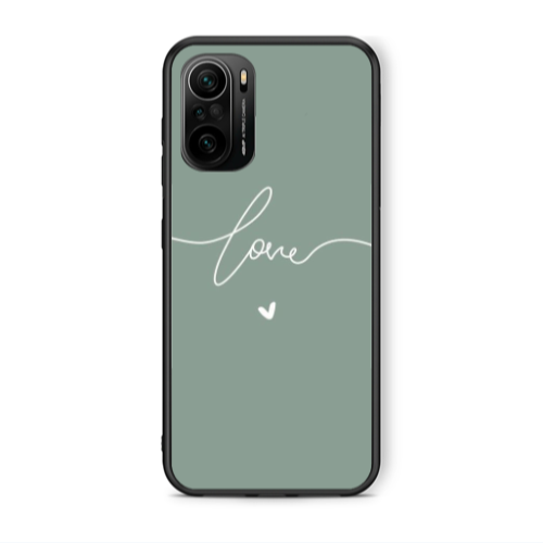 Xiaomi Poco F3 Love 5 Black Glossy Θήκη