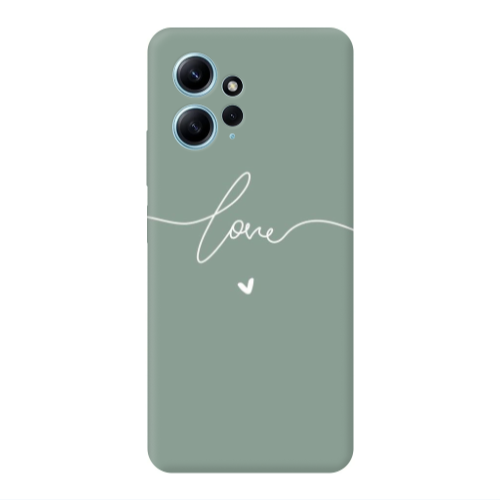 Xiaomi Redmi Note 12 4G Love 5 Transparent Silicone TPU Θήκη