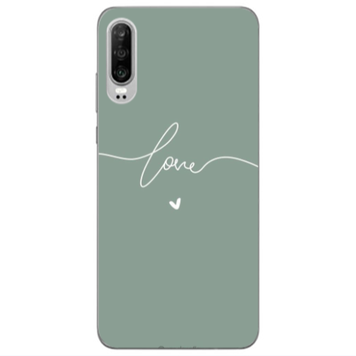 Huawei P30 Love 5 Transparent Silicone TPU Θήκη