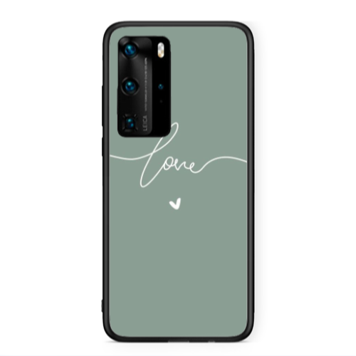 Huawei P40 Pro Love 5 Black Glossy Θήκη