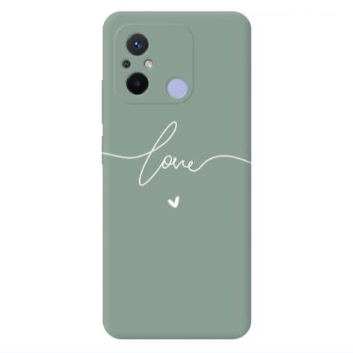 Xiaomi Redmi 12C Love 5 Transparent Silicone TPU Θήκη