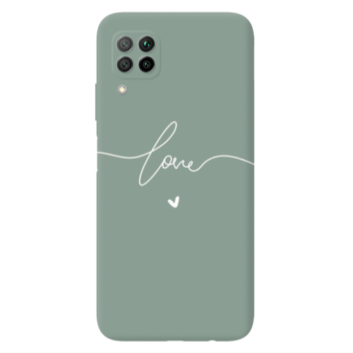 Huawei P40 Lite Love 5 Transparent Silicone TPU Θήκη