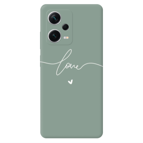 Xiaomi Redmi Note 12 5G Love 5 Transparent Silicone TPU Θήκη