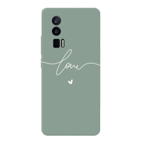 Xiaomi Poco F5 Pro Love 5 Transparent Silicone TPU Θήκη