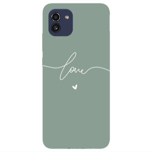 Samsung A03 Love 5 Transparent Silicone TPU Θήκη