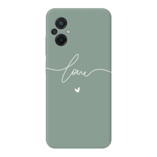 Xiaomi Poco M5 Love 5 Transparent Silicone TPU Θήκη