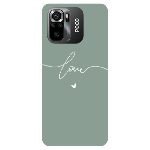 Xiaomi Poco M5 s Love 5 Transparent Silicone TPU Θήκη