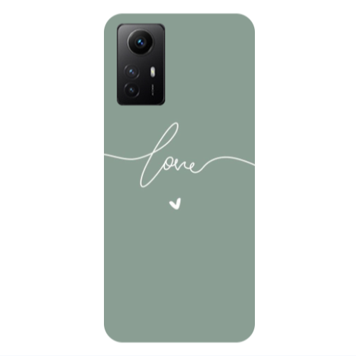 Xiaomi Redmi Note 12s Love 5 Transparent Silicone TPU Θήκη