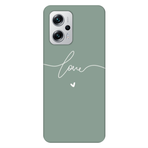 Xiaomi Poco X4 GT Love 5 Transparent Silicone TPU Θήκη