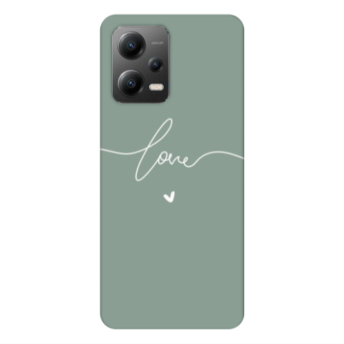 Xiaomi Poco X5 Love 5 Transparent Silicone TPU Θήκη