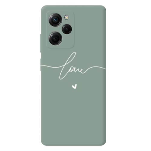 Xiaomi Poco X5 Pro Love 5 Transparent Silicone TPU Θήκη
