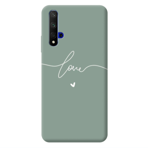 Huawei Nova 5 T Love 5 Transparent Silicone TPU Θήκη