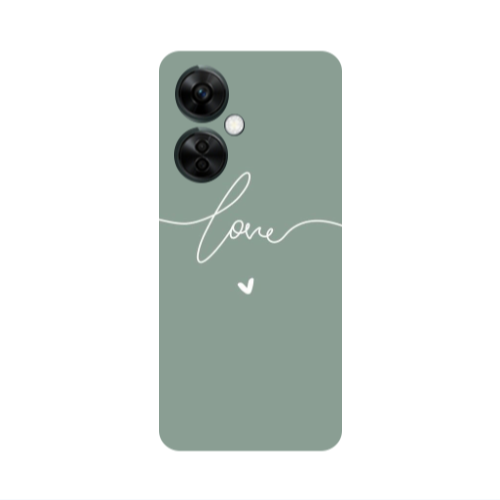 Oneplus Nord CE 3 Lite 5G Love 5 Transparent Silicone TPU Θήκη