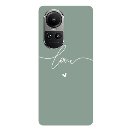 Oppo Reno10 5G Love 5 Transparent Silicone TPU Θήκη