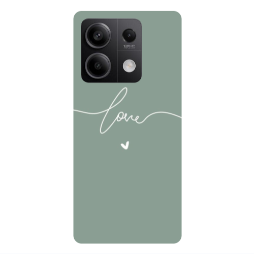 Xiaomi Redmi Note 13 5G Love 5 Transparent Silicone TPU Θήκη