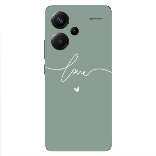 Xiaomi Redmi Note 13 Pro+ 5G  Love 5 Transparent Silicone TPU Θήκη