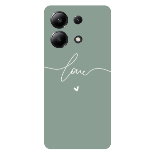 Xiaomi Redmi Note 13 4G Love 5 Transparent Silicone TPU Θήκη