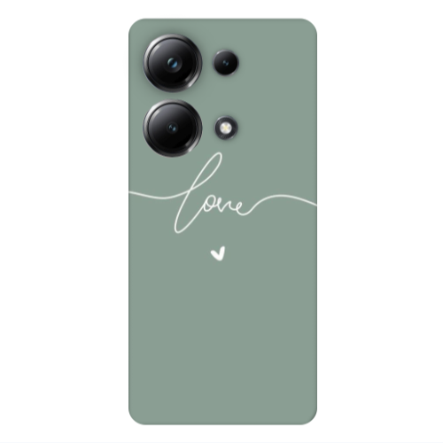 Xiaomi Poco M6 Pro 4G Love 5 Transparent Silicone TPU Θήκη