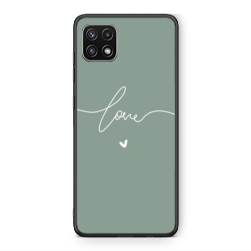 Samsung A22 5G Love 5 Black Glossy Θήκη