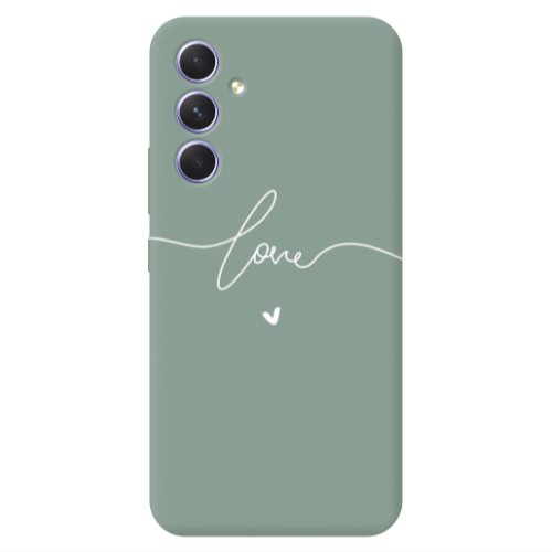 Samsung A55 Love 5 Transparent Silicone TPU Θήκη