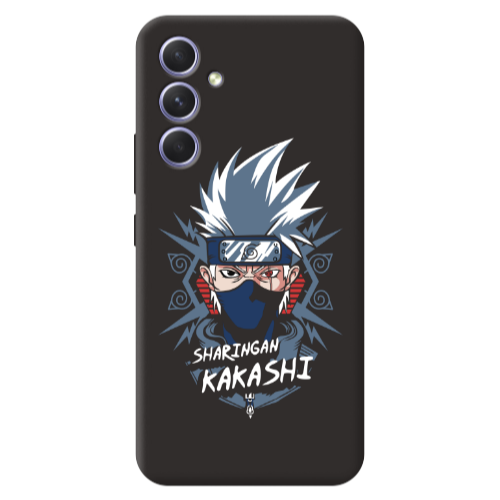 Samsung A56 Anime Mangoo Black Colored Silicone TPU Θήκη