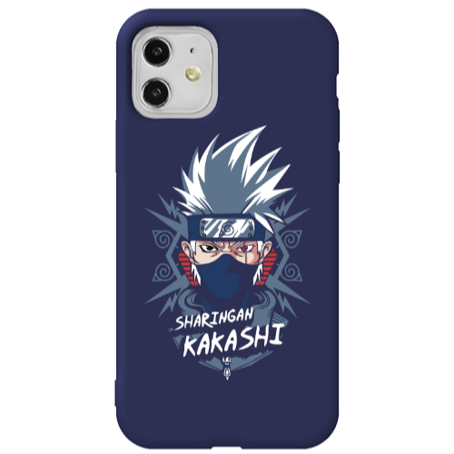 Apple iPhone 11  Anime Mangoo Dark blue Colored Silicone TPU Θήκη