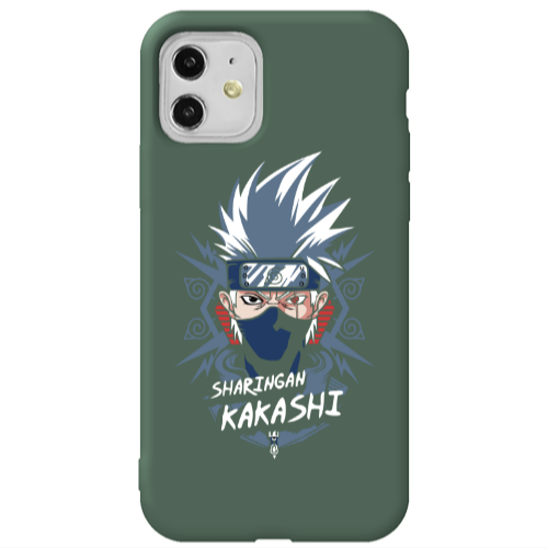 Apple iPhone 11  Anime Mangoo Dark Green Colored Silicone TPU Θήκη